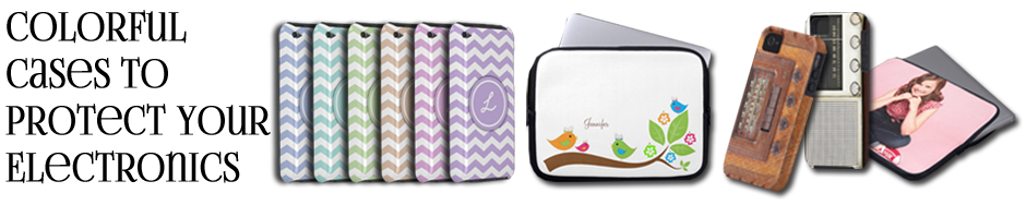 Colorful and stylish cases to protect your electronics